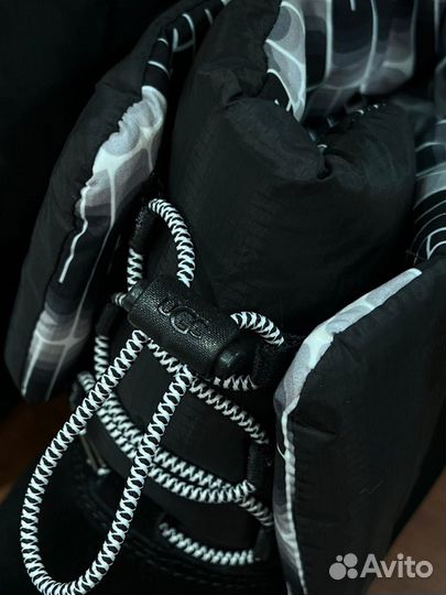 Угги дутики мужские UGG чёрные