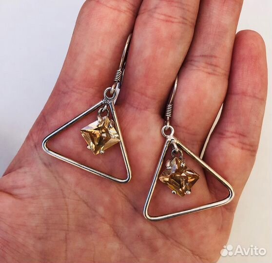 Серебряные серьги