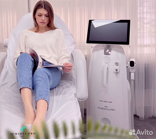 Диодный лазер для эпиляции люминес Эво-Про 2400 Вт
