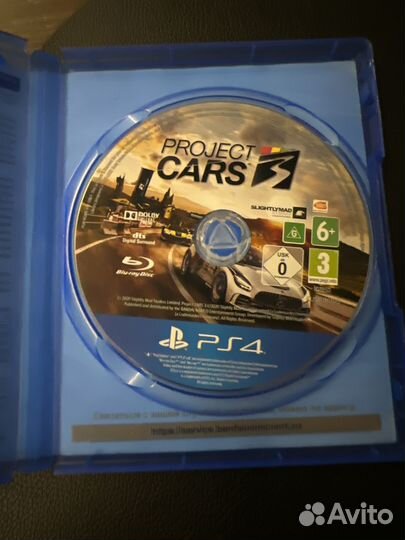 Project cars диск на пс 4