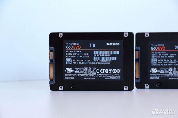Диск SATA SSD Samsung 860 Evo 500гб 1000 гб(1 TB)