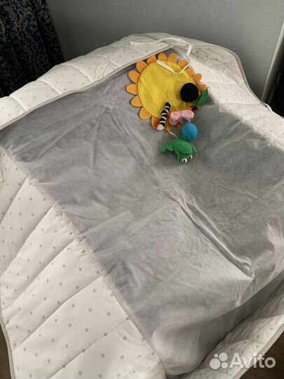 Бортики мягкие в кроватку Икеа Ленаст + мобил