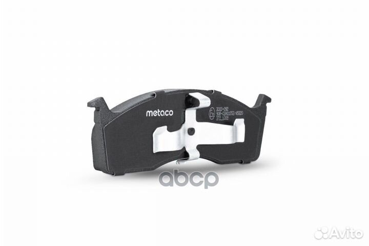 Колодки тормозные передние к-кт '3000-092 metaco