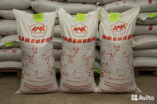 Комбикорма, зерно, отруби, добавки