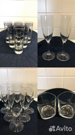 Бокалы, стаканы, фужеры, кружки