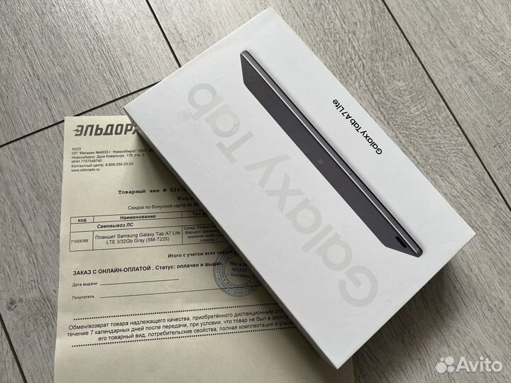 Планшет новый Samsung Galaxy Tab A7 Lite LTE Grey