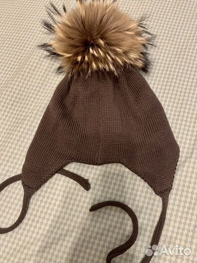 Комплект шапка и снуд зимняя для девочки