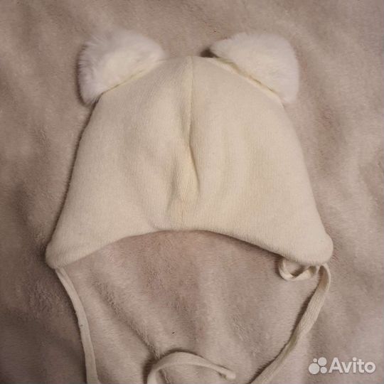 Зимняя шапка mothercare 40 - 42, 1 - 6 месяцев