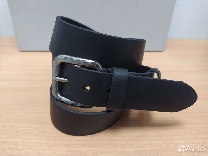 Ремень мужской кожаный. Новый