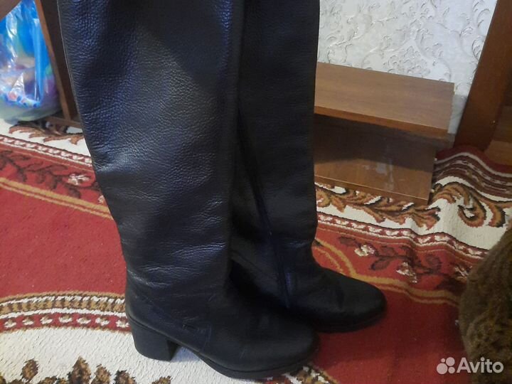 Сапоги женские натуральная кожа 41 размер