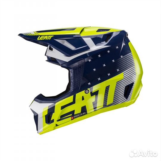 Мотошлем Leatt Moto 7.5 Helmet Kit Blue M