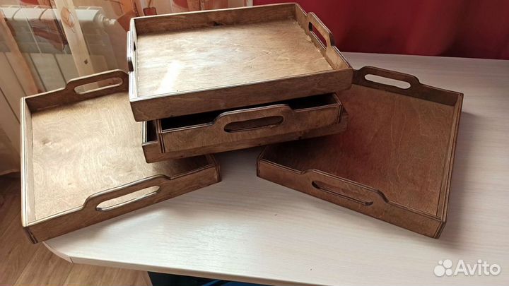 Поднос деревянный