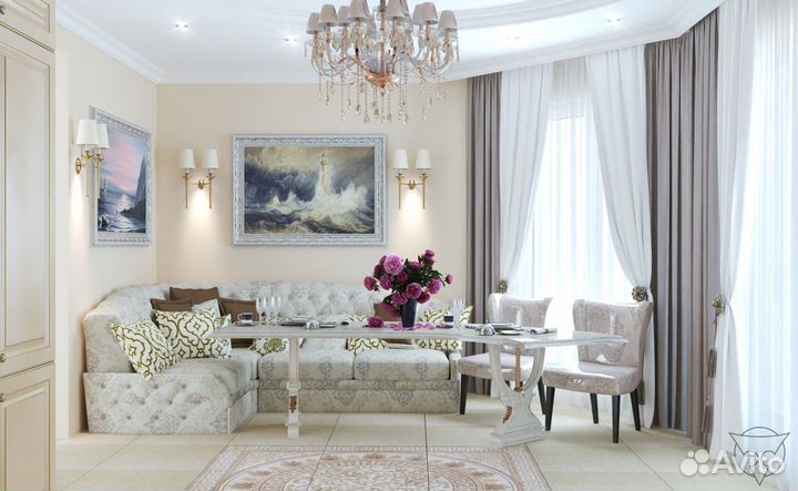 Дизайн интерьеров и Фактурная штукатурка