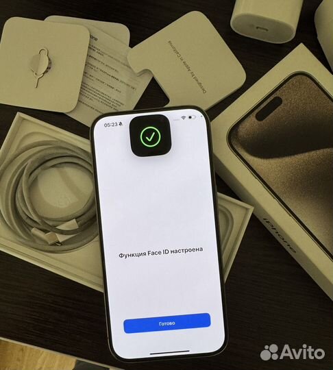 iPhone 15 pro 128gb natural titanium 2 sim