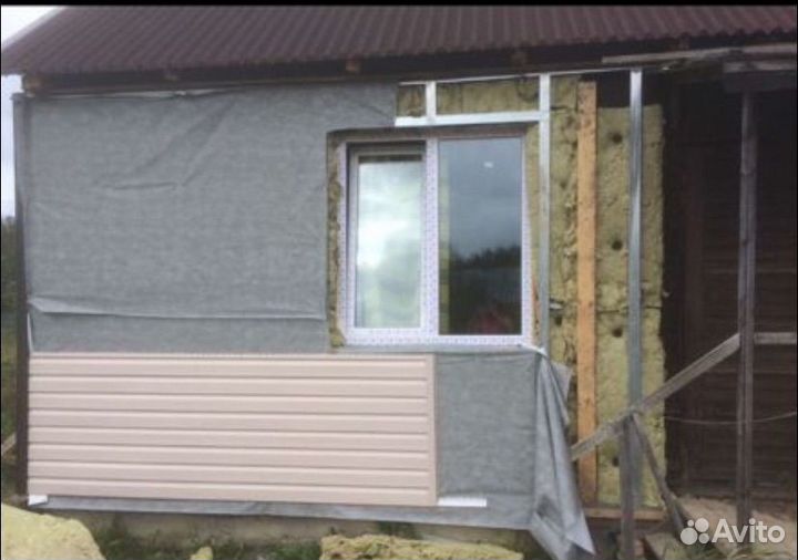 Фасадный работы и сайдинга