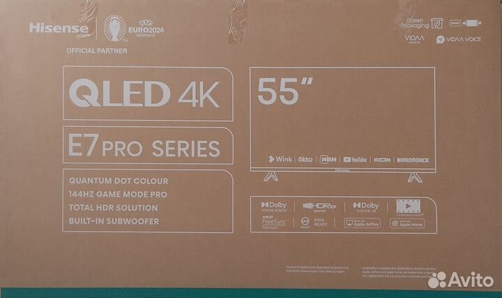 Телевизор SMART 55E7Q PRO