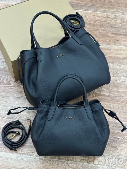 Сумка pinko lux кожа два размера