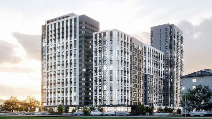 1-к. квартира, 48,4 м², 2/25 эт.