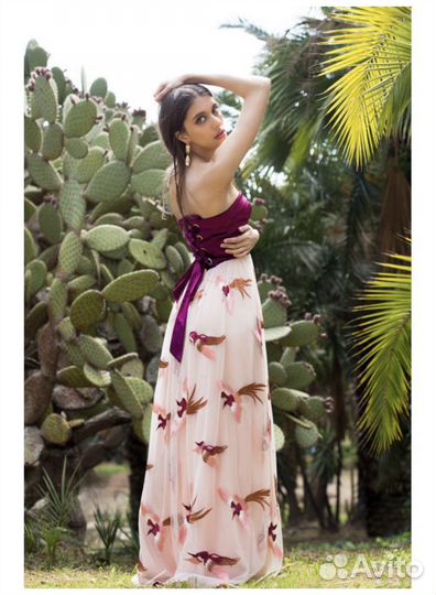 Платье в пол нарядное на выпускной новое 44 р