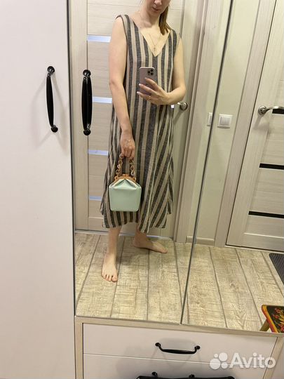 Сумка женская кожаная с цепочкой