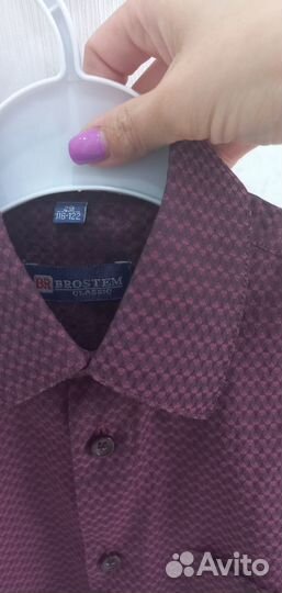 Костюм: пиджак, брюки Boston р.116; рубашки р.122