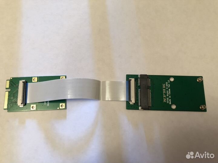 Переходник с miniPCIe на msata SSD