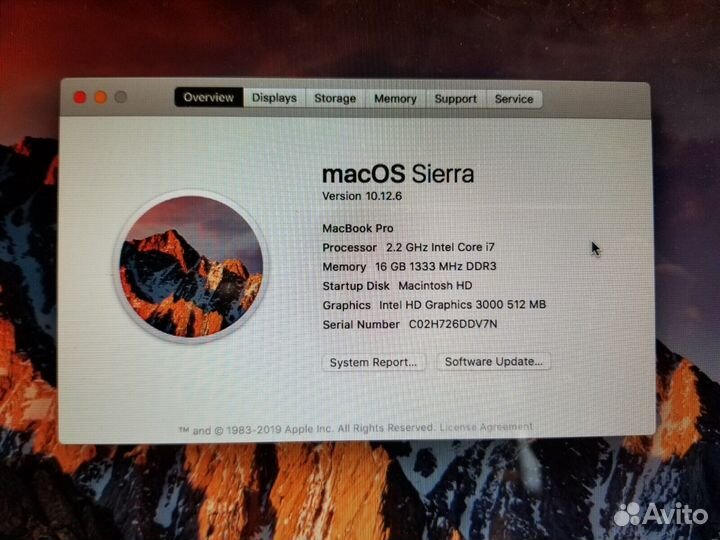 MacBook Pro 15.6