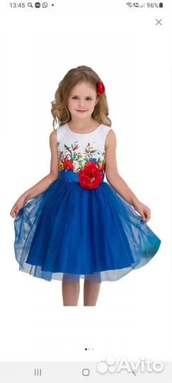 Платье для девочки рост 128
