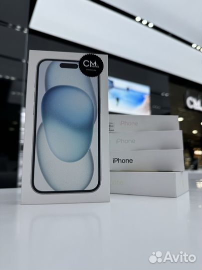 iPhone 15 128 гб голубой (2Sim )