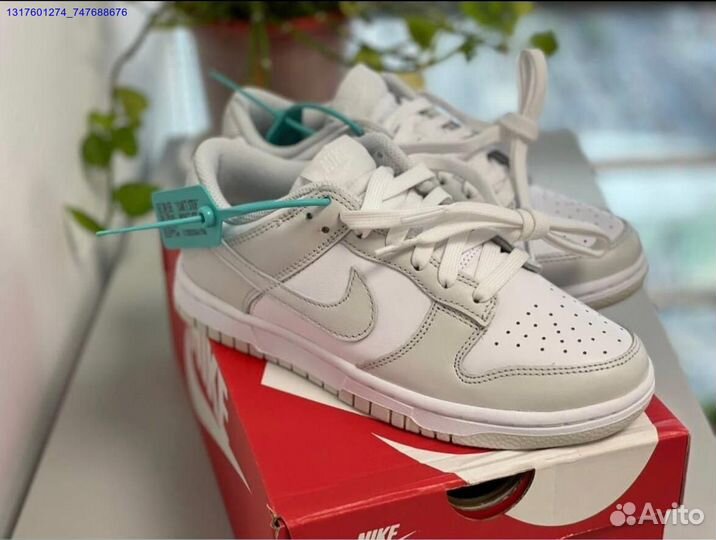 Кроссовки Nike dunk low grey fog оригинал Poizon