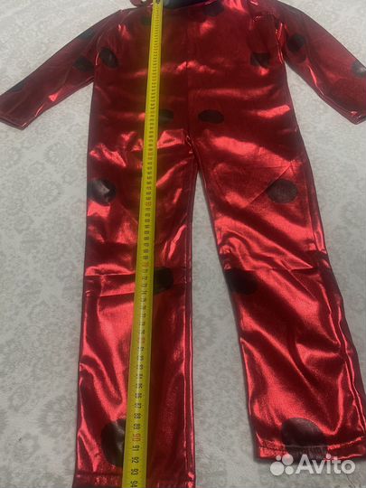 Карнавальный костюм Леди Баг с париком 5-6 л