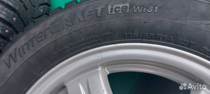 Колеса зимние шипованные r14 175/65