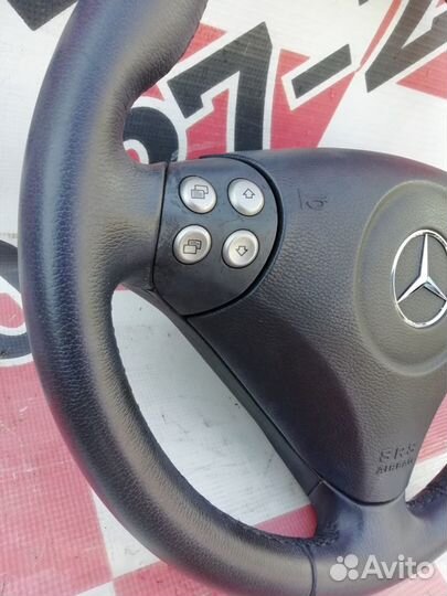 Руль кожаный спорт с лепестками Мерседес W203 рест