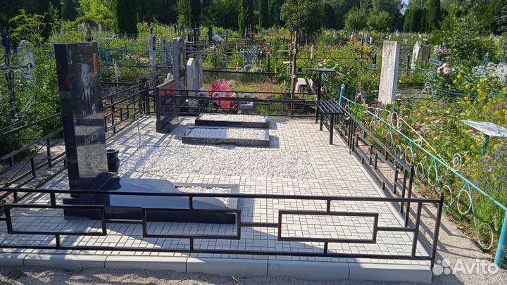 Оградки Памятники Кресты Мраморная крошка