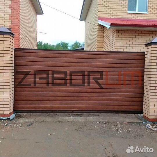 Ворота из металлосайдинга в Протвино