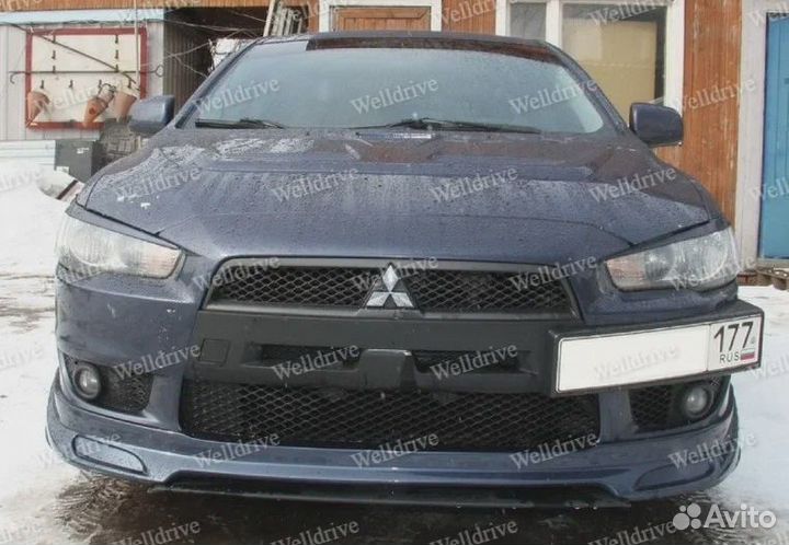 Подиум Mitsubishi Lancer X 10 под гос номер дорест