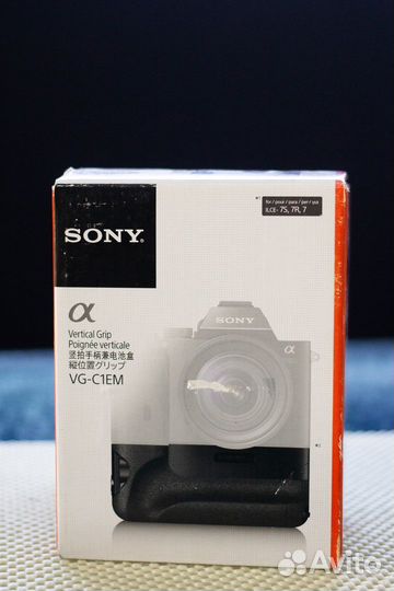 Батарейный блок Sony VG-C1EM для A7 / A7R / A7S