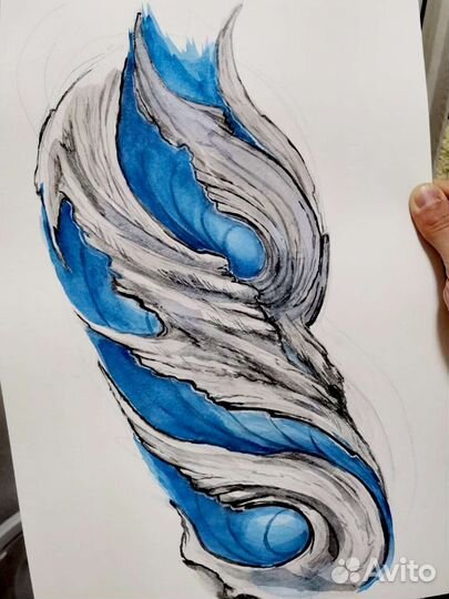 Картины акварелью на заказ, арт