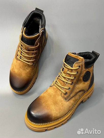 Ботинки мужские зимние натуральные