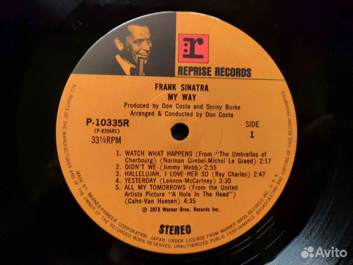 Frank Sinatra – My Way – Japan 1977 OBI #2