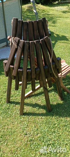 Деревянное кресло, шезлонг Кентукки