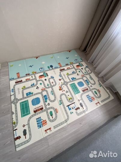 Двухсторонний коврик теплый пол новый