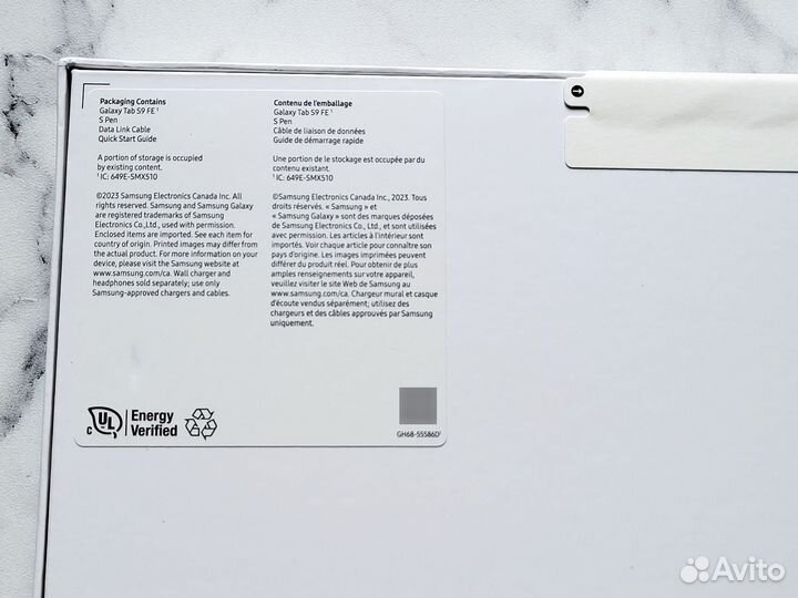 Samsung Galaxy Tab S9 FE Wi-Fi 128gb Серый Новый
