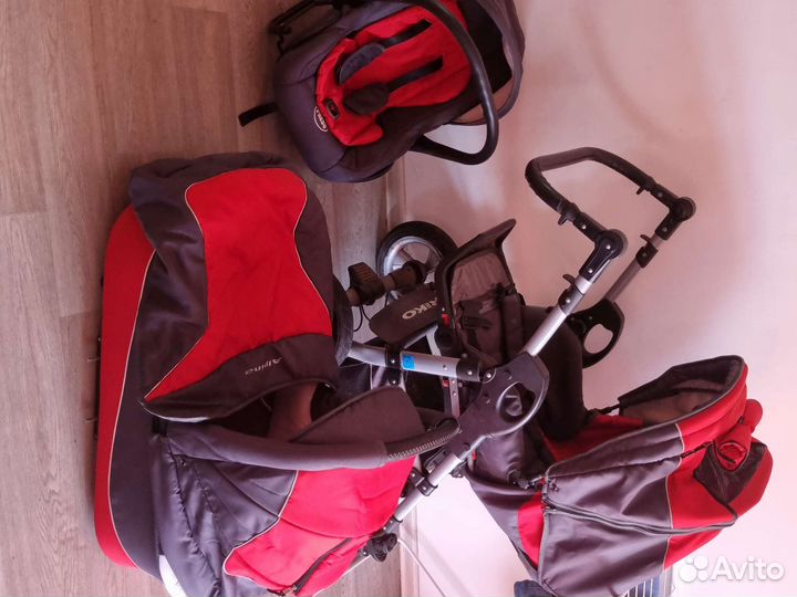 Прогулочная коляска 3в1