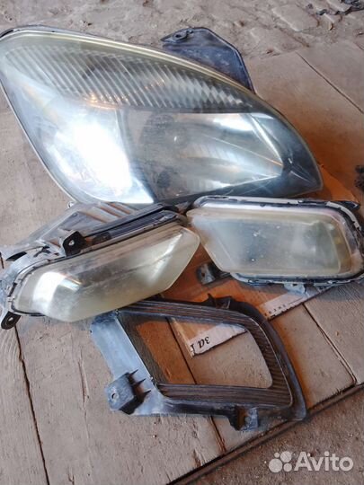 Фара левая kia rio 2 с эл.кор + 2 птф+1 рамка