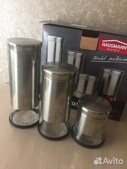 Набор емкостей для сыпучих продуктов Австрия