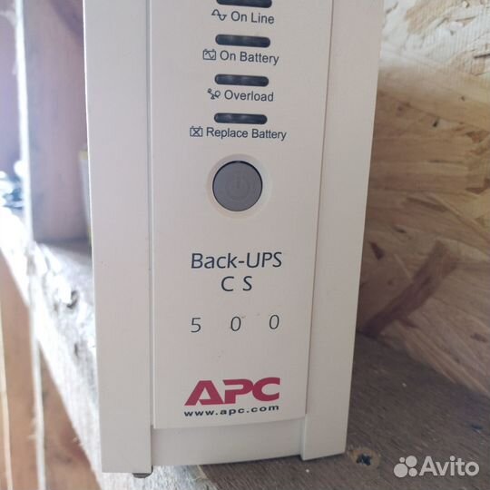 Резервный ибп APC Back-UPS BK500