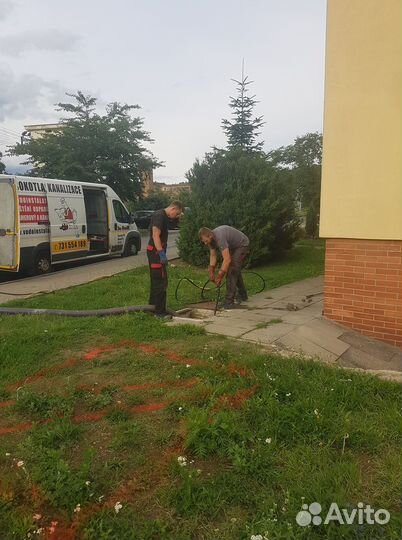 Устранение засоров труб Прочистка канализации 24/7