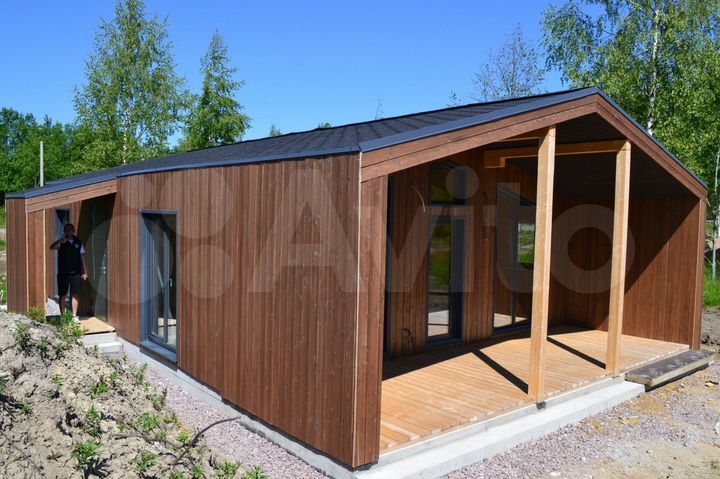 Коттедж 100 м² на участке 6 сот.