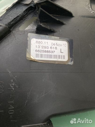 Противотуманная левая фара Opel Astra J оригинал